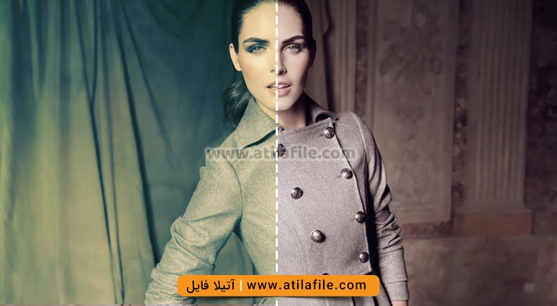 افکت تغییر رنگ آتلیه ای