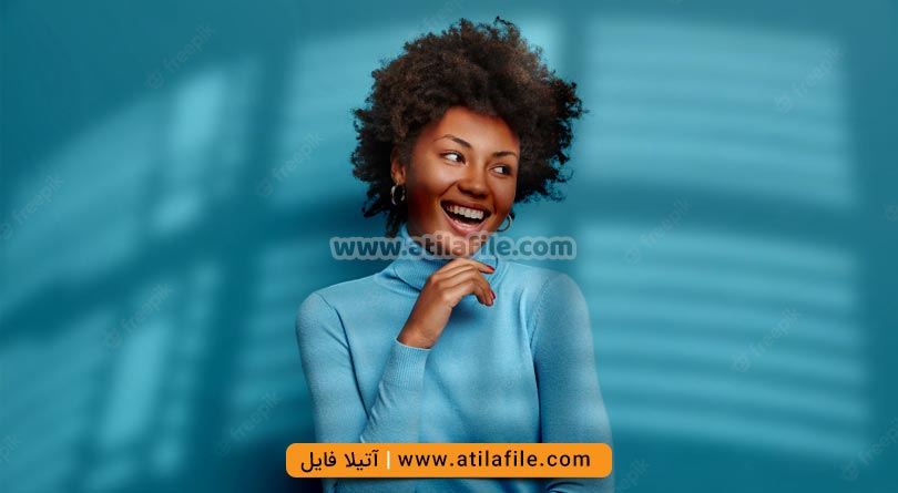 افکت اتلیه ای سایه و نور پنجره