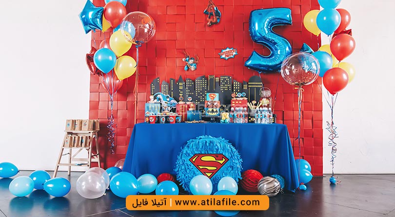 بک گراند پسرانه تم سوپرمن
