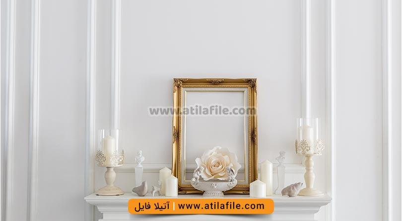 بک گراند عکس عروس و داماد آتلیه ای