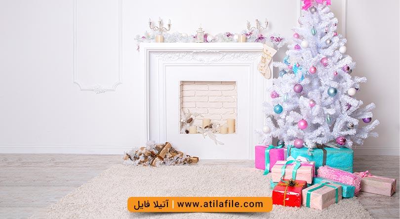 بک گراند کریسمس برای فتوشاپ